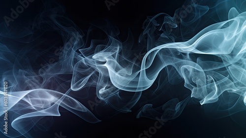 Smoke background with elements for banners,AI generated.