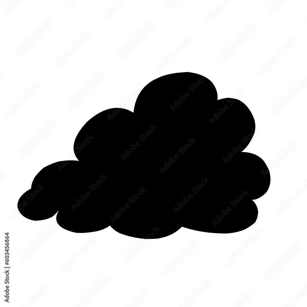 Cloud Shape Silhouette Cloud Shape Silhouette