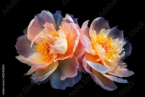 A beautiful flower on a transparent background