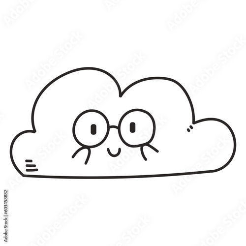 Cute Doodle Cloud