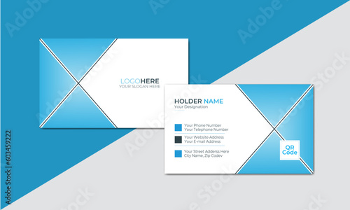 Modern Business Card Design Template.