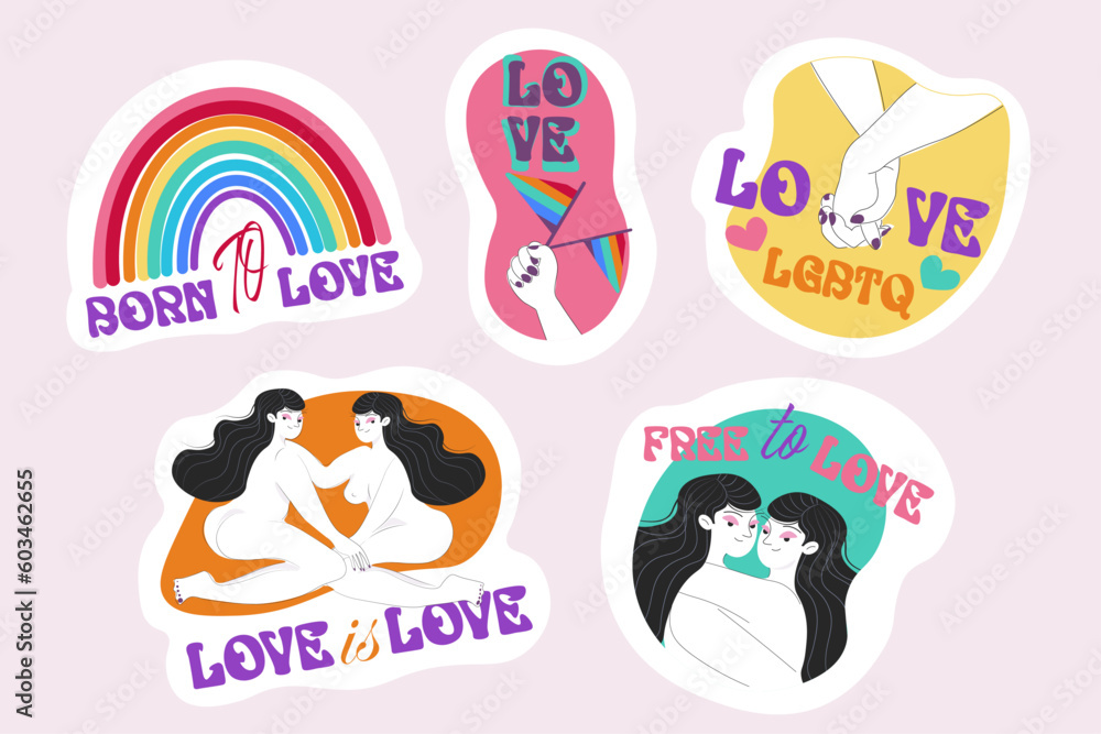 LGBT Pride sticker set