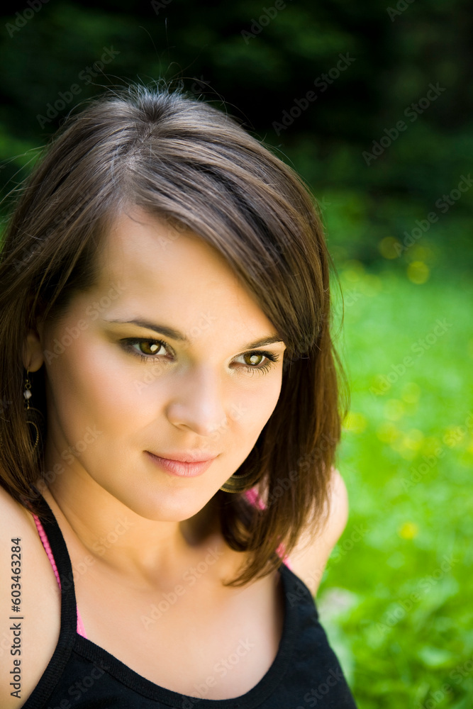 Portrait Of Young Beauty Model. Copy Space. Portrait Of Young Beauty Model. Copy Space.