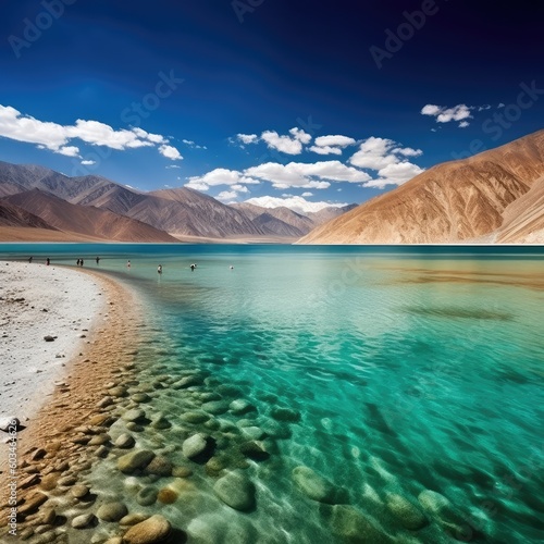 lake in the mountains of Ladakh
