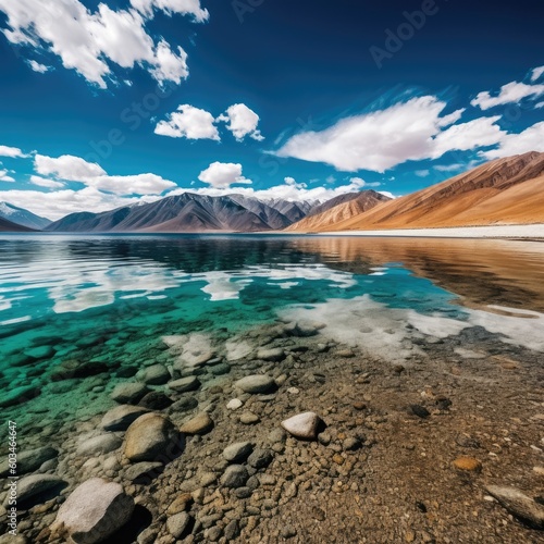 lake in the mountains of Ladakh