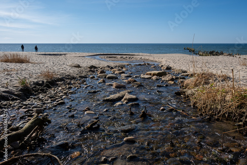 stream flowing into the Baltic Sea