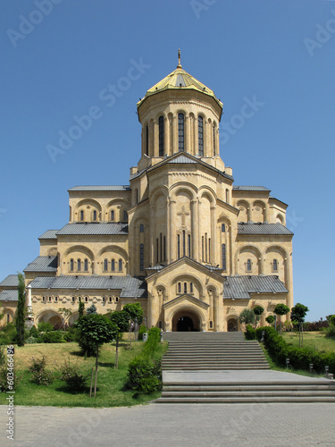 The holy trinity cathedral of Tbilisi commonly known as Sameba in Georgia.