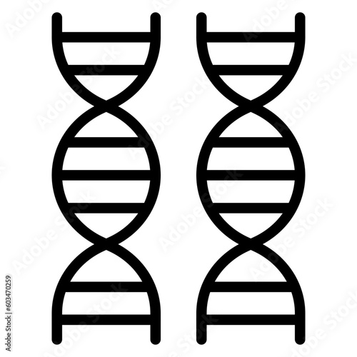 DNA Vector Line Icon