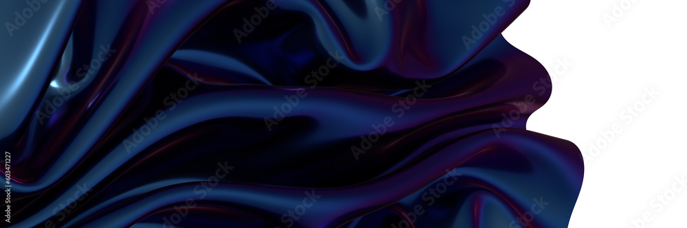 Obraz premium Chromatic Fusion: Where Colors Converge in a 3D Background