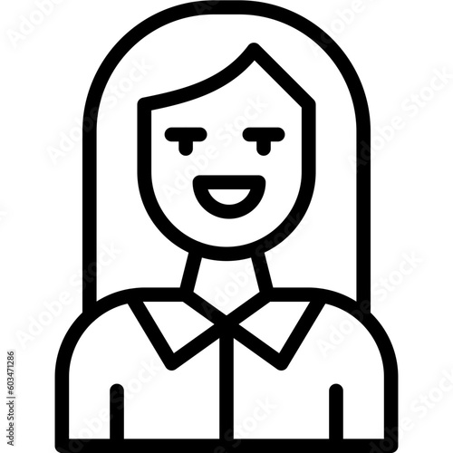 Mother Vector Line Icon
