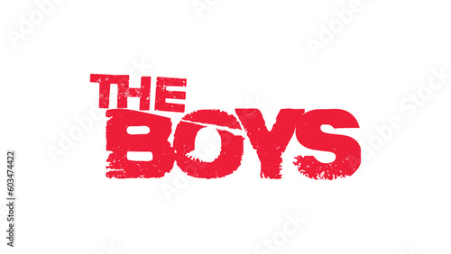 Very famous social media meme logo red color the boys for comedy shorts videos.