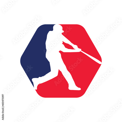Baseball hitting a ball concept swinging a bat very fast vector illustration