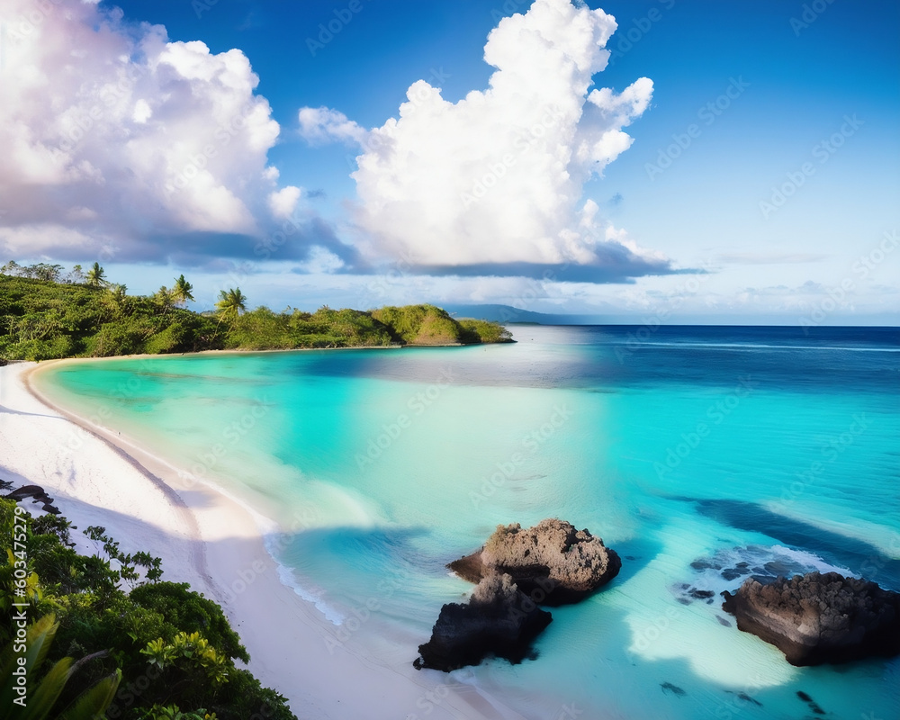 Photography of natural landscapes: images of paradisiacal beaches