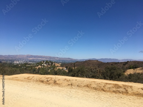 Mulholland Drive in Los Angeles, California, USA