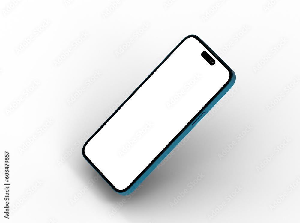 Mock up of smartphone - 3d rendering Mock up of smartphone - 3d rendering