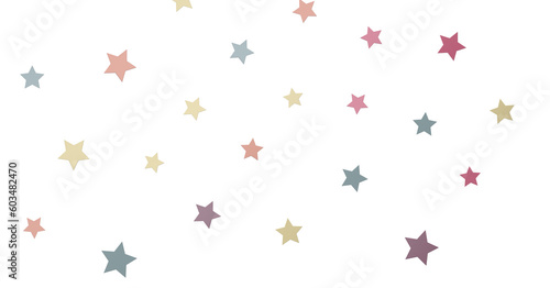 XMAS colored stars -