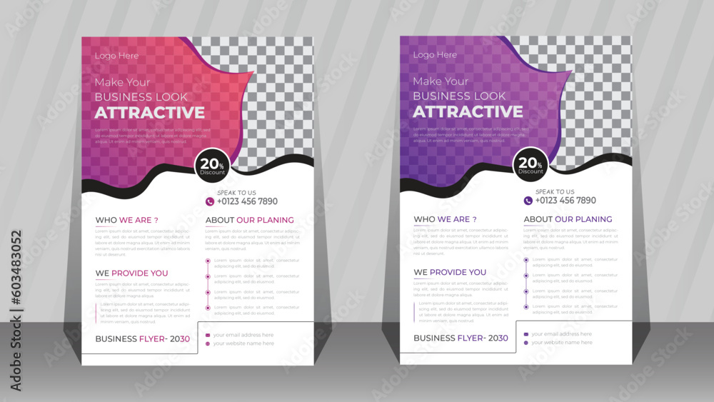 Corporate a4 flyer design template, modern template, in Different color, and creative business flyer design, perfect for creative professional business flyer Corporate a4 flyer design template, modern template, in Different color, and creative business flyer design, perfect for creative professional business flyer