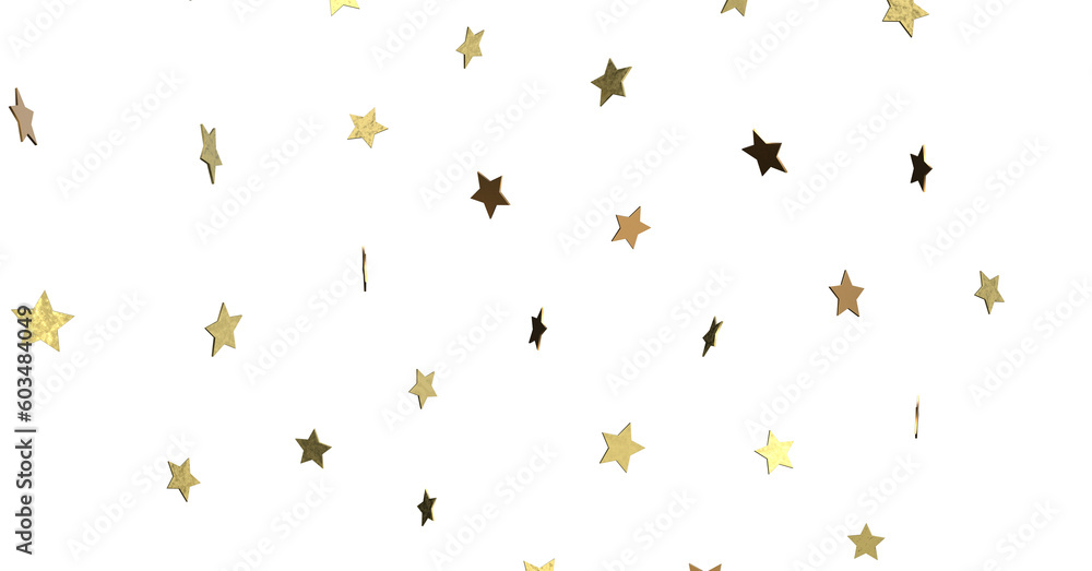 XMAS A gray whirlwind of golden snowflakes and stars. New - PNG transparent