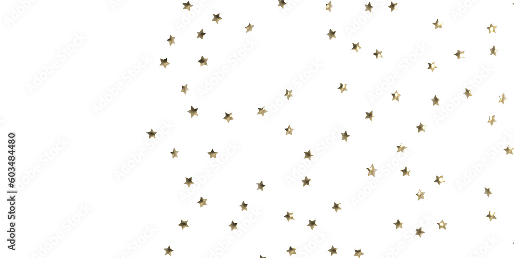 Fototapeta premium Stars - golden stars - PNG - PNG transparent