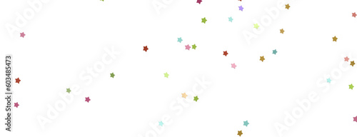 XMAS Stars - Holiday colored decoration  glitter frame isolated -