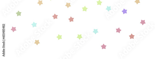 Wallpaper Mural XMAS Stars - Festive christmas card. Isolated illustration white background. - Torontodigital.ca