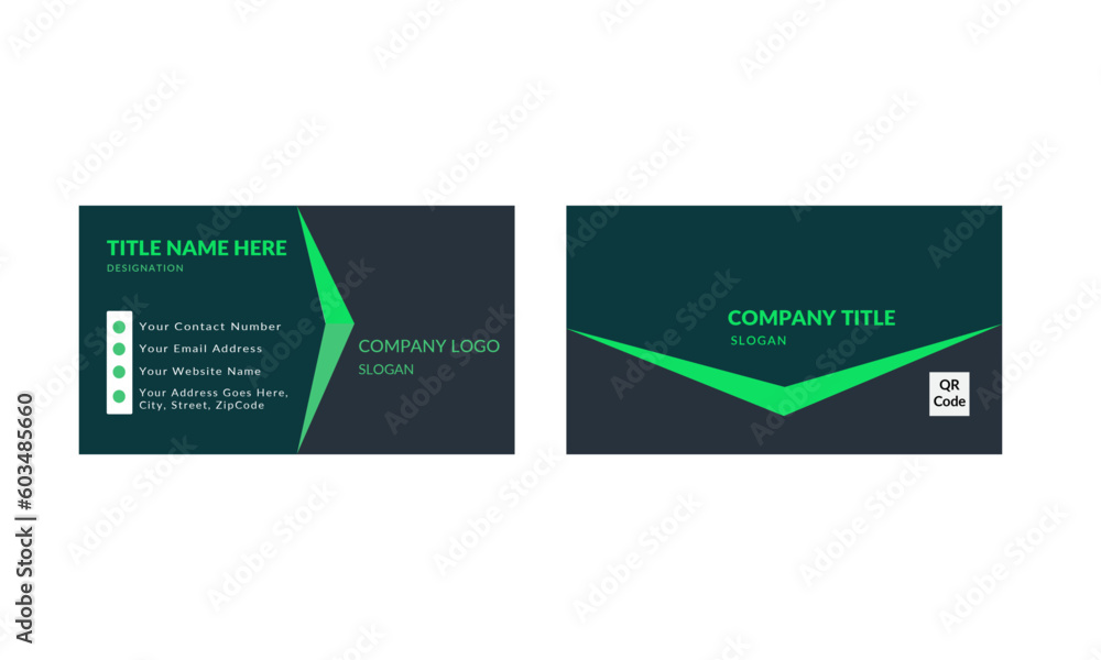 corporate business card design for personal identity corporate business card design for personal identity