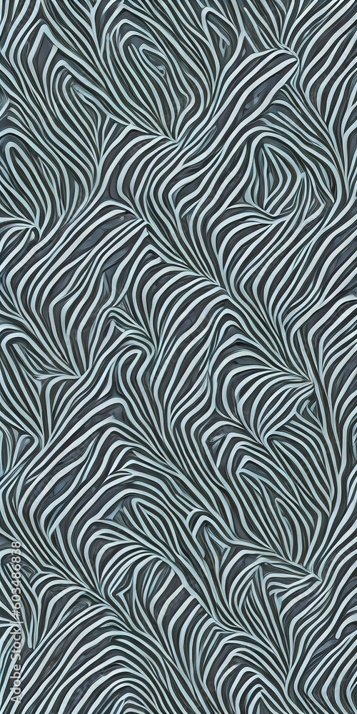 A black and white zebra pattern with stripes Generative AI