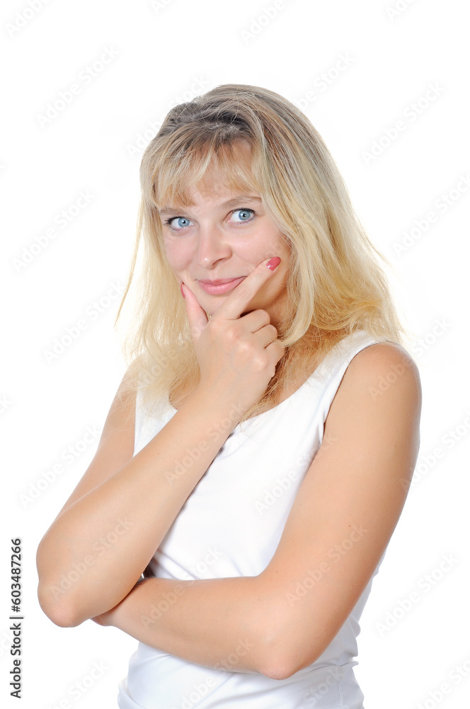 Portrait of attractive young woman Portrait of attractive young woman