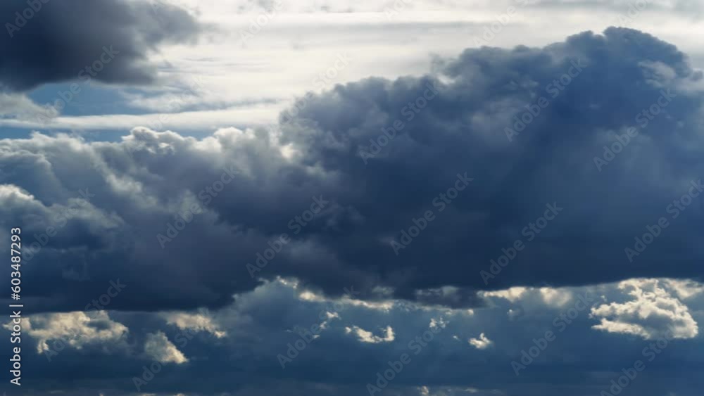 storm sky timelapse, dark dramatic clouds during thunderstorm, rain and wind, extreme weather, abstract background
storm sky timelapse, dark dramatic clouds during thunderstorm, rain and wind, extreme weather, abstract background