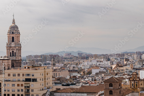 Malaga view of the city