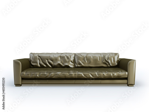 stylish 3d sofa on the white background