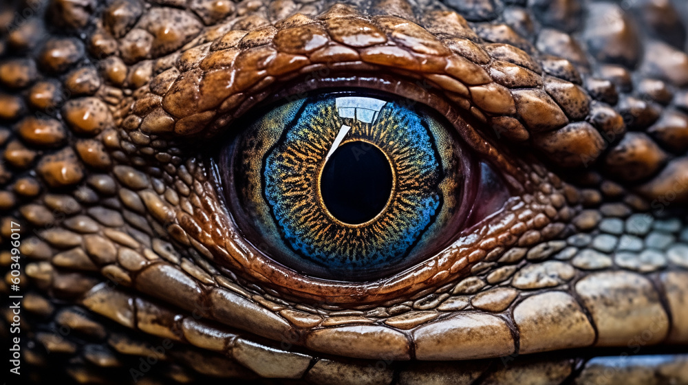 close up of a lizard eye close up of a lizard eye