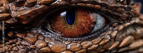 close up of a lizard eye © federico