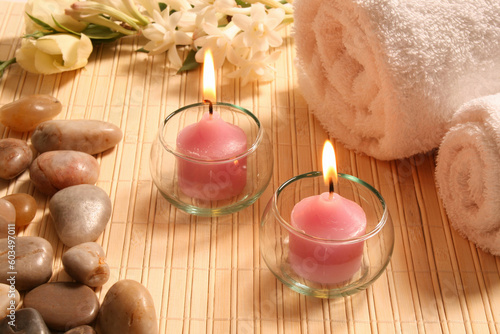 Wellness and relax  spa and aroma therapy setting