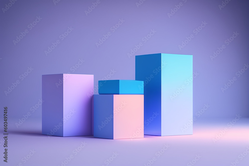 Abstract mock up scene pastel color. Geometry shape objects podium background for product. 3d rendering. Abstract mock up scene pastel color. Geometry shape objects podium background for product. 3d rendering.