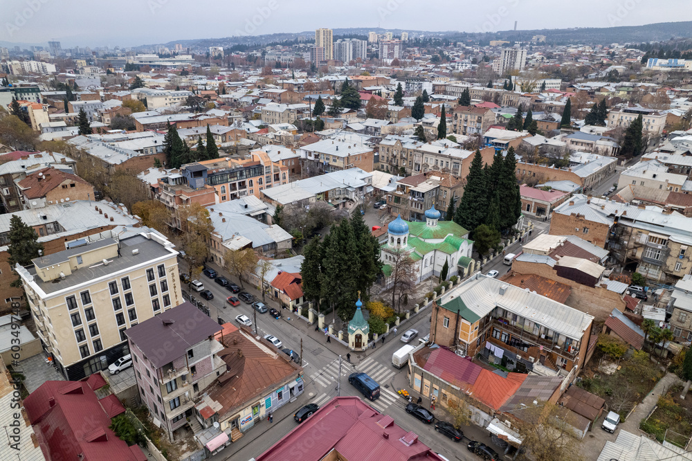 An old neighborhood in Tbilisi, Georgia