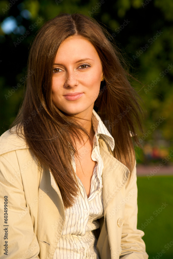 Portrait of a beautiful young women
