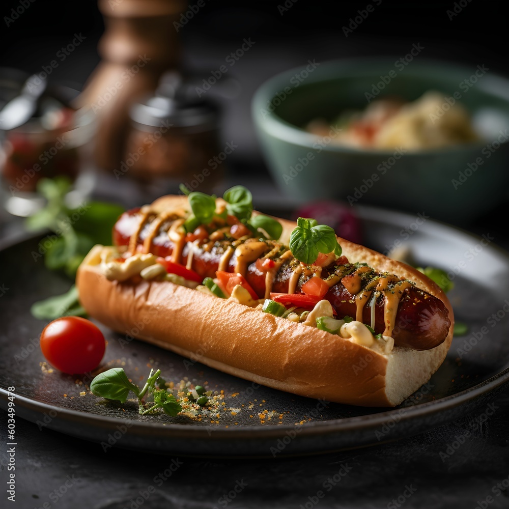 hotdog2 - obrazy, fototapety, plakaty 
