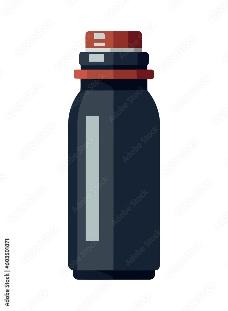 Vector illustration of a bottle icon Vector illustration of a bottle icon