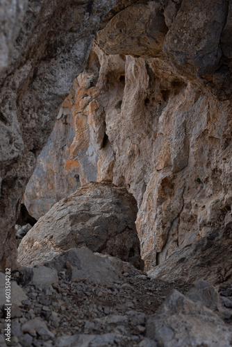 rock in the mountains greece greek cave coast kefalos postcard kos island holidays hiking