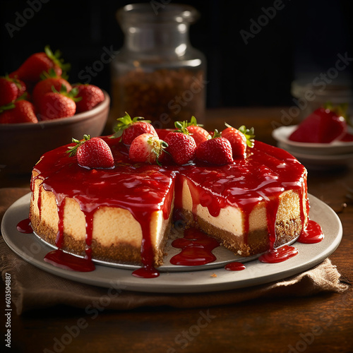 いちごのチーズケーキ