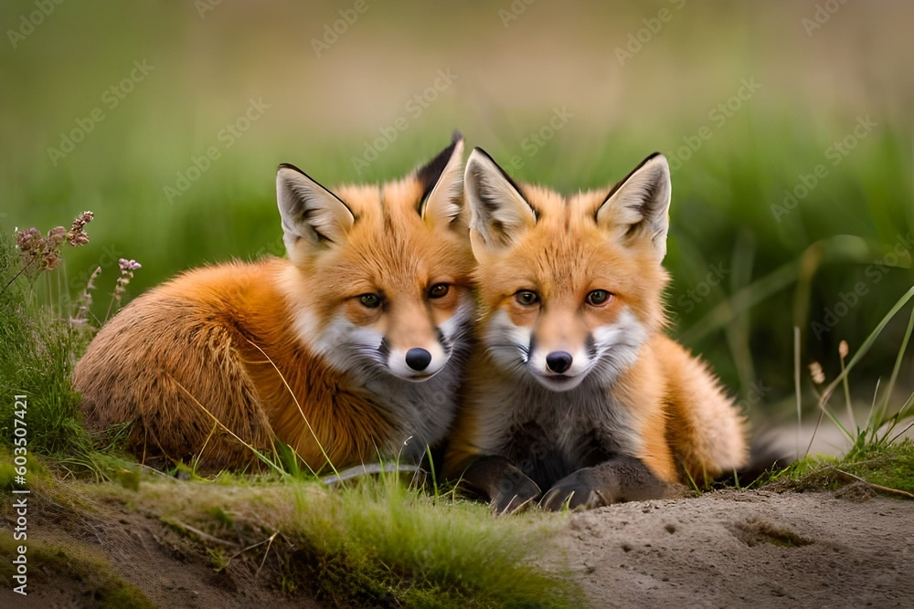 red fox vulpes red fox vulpes