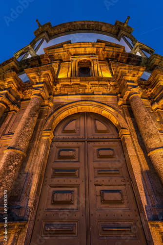 Obraz na płótnie Entry of Church of Augustinians Monastery of Serra do Pilar in Vila Nova de Gaia, Portugal w salonie