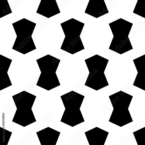 Seamless pattern design with geometrical shapes. Polygons background. Image with repeated figures. Ethnic wallpaper. Mosaic motif. Tiles illustration. Digital paper for textile print. Vector art.