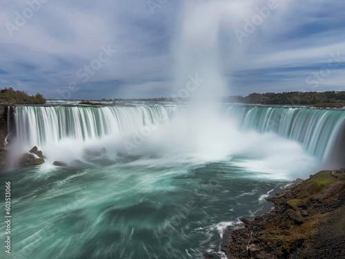 Majestic Niagara Falls  Nature s Roar and Cascading Splendor