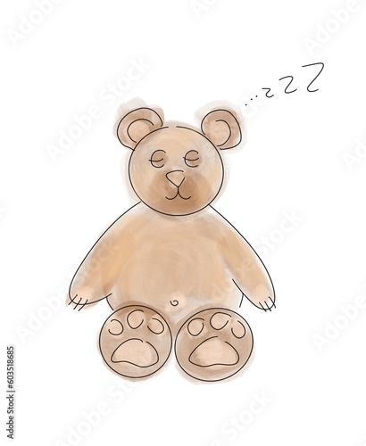 Teddy Bear watercolor