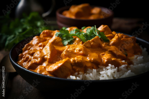 indian butter chicken in a bowl