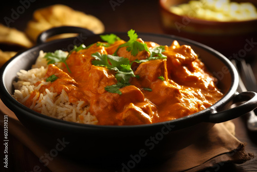 indian butter chicken in a bowl