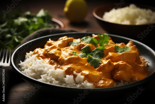 indian butter chicken in a bowl