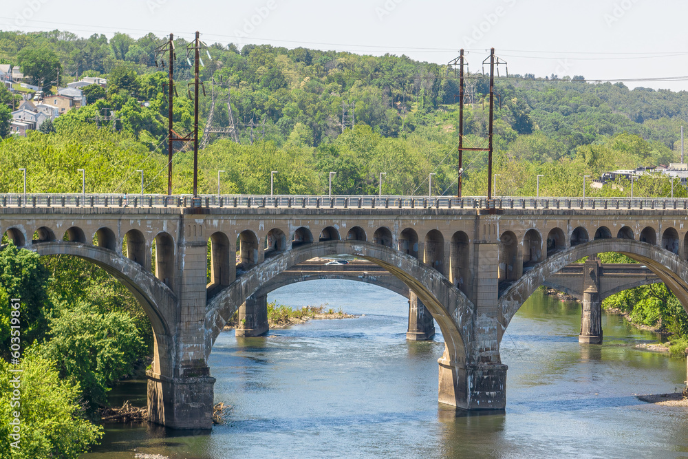 Fototapeta premium Philadelphia Maanyunk Railroad Bridge